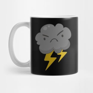 Angry Cloud With Lightning Thunderstorm Weather Mug